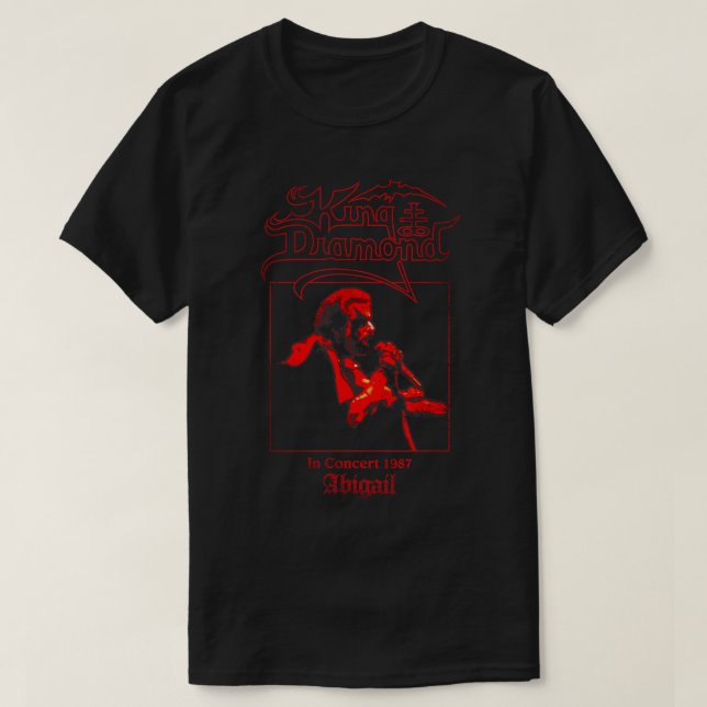 Rey Oficial Diamante Abigail En Camiseta De Concie (Diseño del anverso)