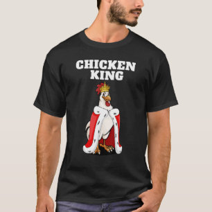 Rey Pollo Camiseta Pollo Hombres Chicos Pollo