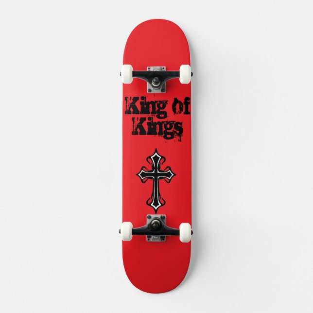 Rey rojo de reyes Skateboard Deck (Anverso)