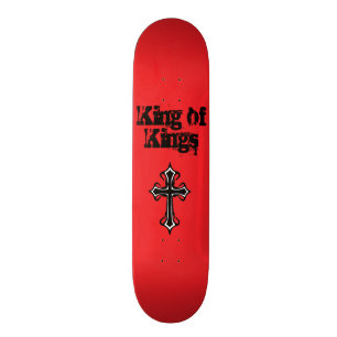 Rey rojo de reyes Skateboard Deck