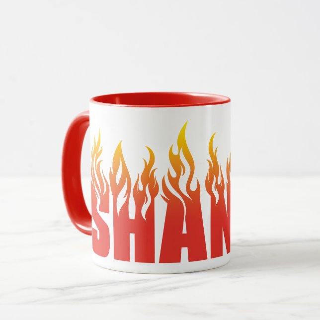 Rey Shango dueño de la taza de fuego TwoTone (Anverso izquierdo)