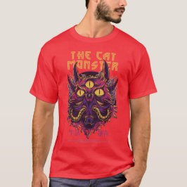 Reyes de la calle El monstruo del gato camiseta ro