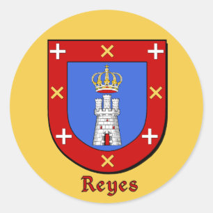 Reyes Family Shield Pegatinas