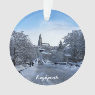 Reykjavik de Islandia - adorno cerámico