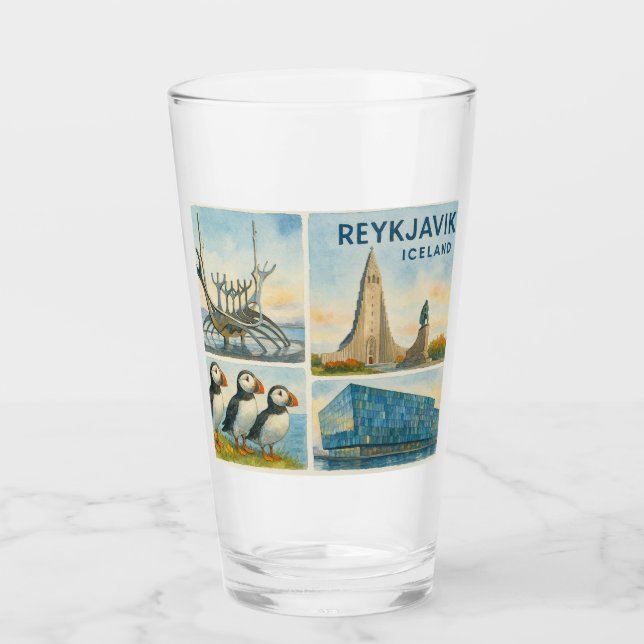 Reykjavik Islandia multivista  (Anverso)