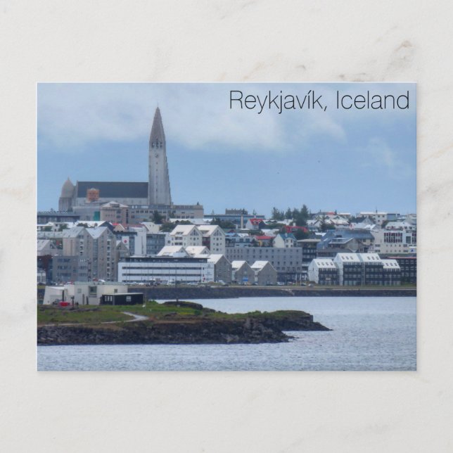 Reykjavík, postal de Islandia (Anverso)