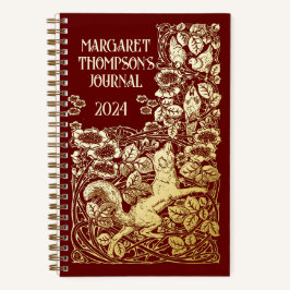 Reynard Fox Doted Journal, un viejo libro personal