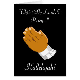 Rezando Manos Niño Cristo El Señor Se Levanta