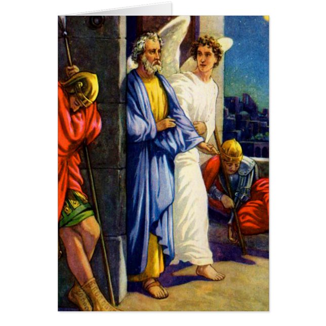 rezando por un amigo tarjeta de felicitación (Frente)