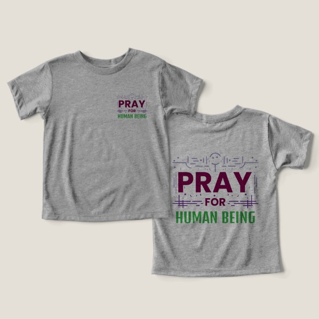 Rezar por el ser humano (Diseño Anverso y Reverso)