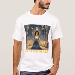 Rezar por la camiseta de Ukraine Peace United24