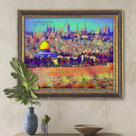 Rezar por la paz en Jerusalén: La impresión de art