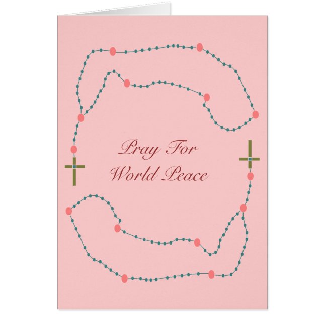 rezar por la paz mundial (Frente)