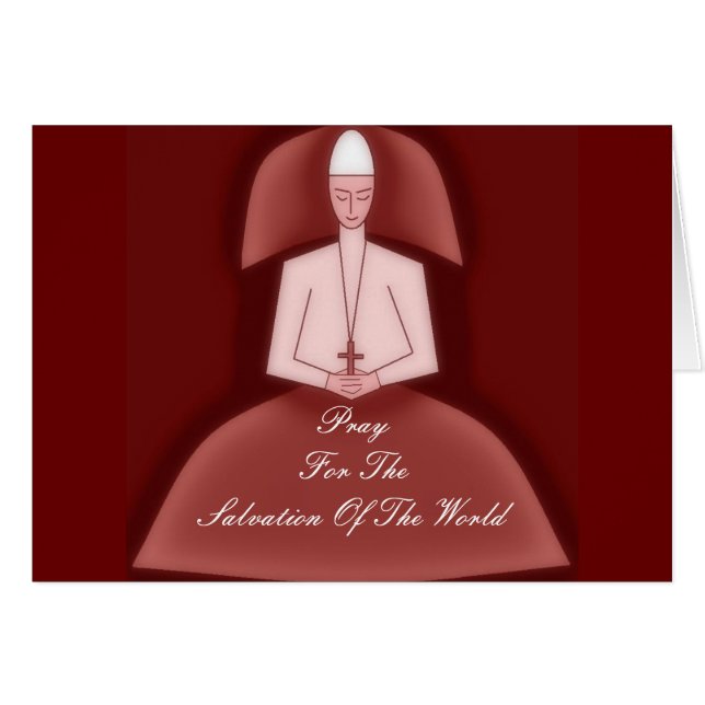 REZAR POR LA SALVACIÓN DEL MUNDO (Anverso (Horizontal))