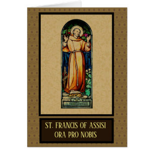 Rezo de la paz del vitral el   de San Francisco el