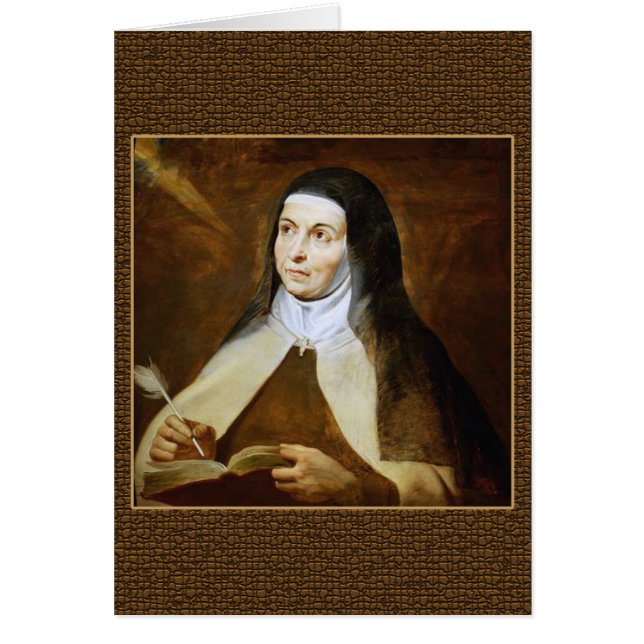 Rezo del santo Teresa de Ávila (Frente)