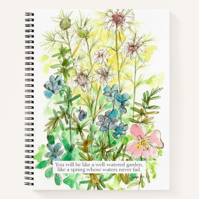 Rezo Diario Biblia Verse Isaiah 58 11 Primrose (Anverso)