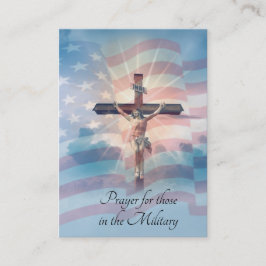 Rezo para ésos en la tarjeta santa del servicio