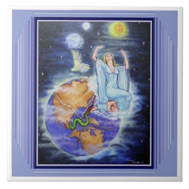 Rezo para una teja del planeta (Frente)