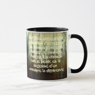 Rezo sucio de la serenidad en taza francesa