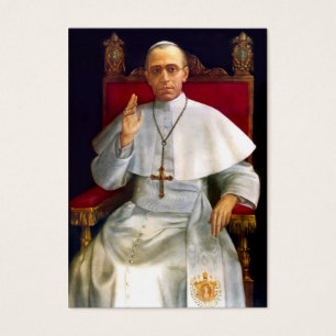 Rezo-tarjeta del papa Pío XII
