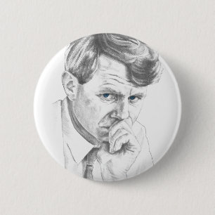 RFK: Botón Pin Robert Kennedy