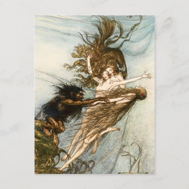 Rhine Maidens y la postal de Alberich (Anverso)