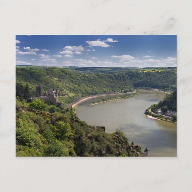 Rhine Valley - Postal Castle Katz (Anverso)