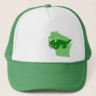 Rhinelander retro Hodag y gorra de Wisconsin