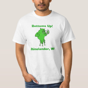 ~ RHINELANDER WISCONSIN DEL CAMISETAS DEL ~ DEL