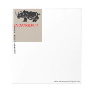 RHINOCEROS - Bloc de notas - pequeño