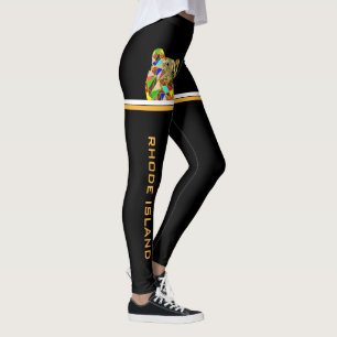 Rhode Island Providence Bear Leggings