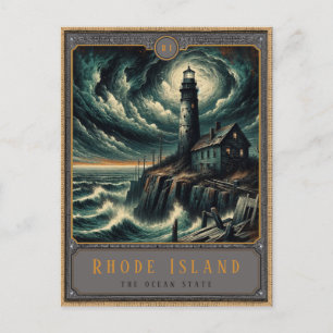Rhode Island Tarjeta Postal de Arte Gótico