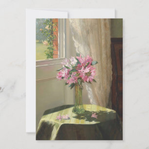 Rhododendros por una ventana Jessica Hayllar