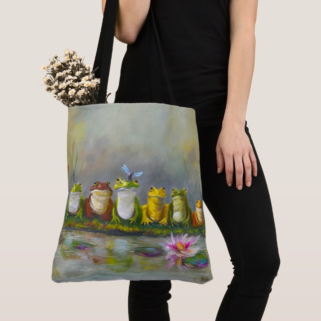 Ribbit River - Bolsa para Pintura (Detalle)