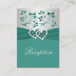 RIBBON IMPRESO Verde azulado, tarjeta de gabinete 