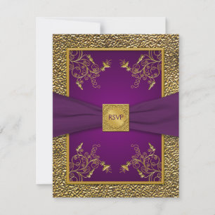 RIBBON Real Purple, Tarjeta RSVP Gold