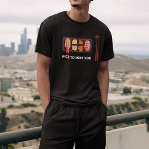 Rice Para Conocerte Camiseta Sushi