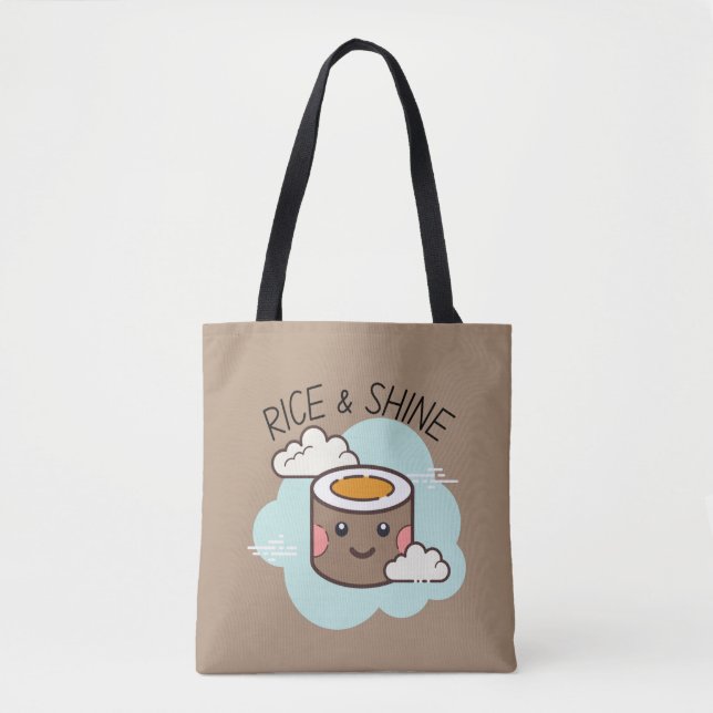 Rice & Shine Kawaii Sushi bolsa de té (Anverso)