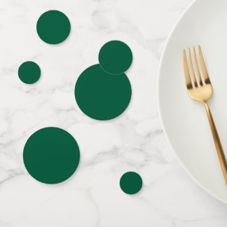 Rich Dark Green Confetti