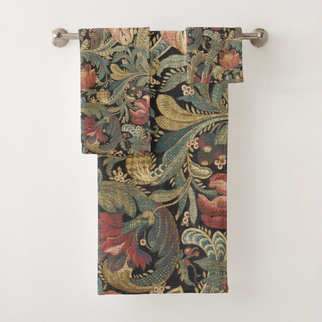 Rich Floral Tapestry Brocade Antiguo Clásico (In situ)