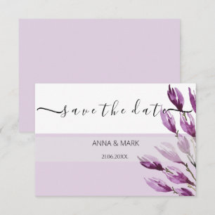 Rich Magnolia Pastel Violeta Púrpura Pintada A Man