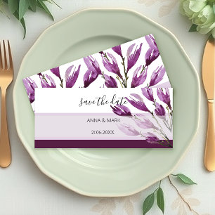 Rich Magnolia Pastel Violeta Púrpura Pintada A Man