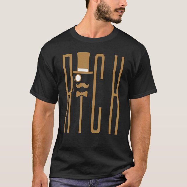 Rich Monocle Top Hat Sir (Anverso)