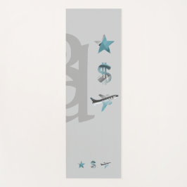 RICH Yoga Mat Fitness Resumen Océano Azul Art