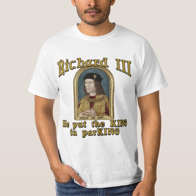 Richard III puso al rey en camiseta del (Anverso)