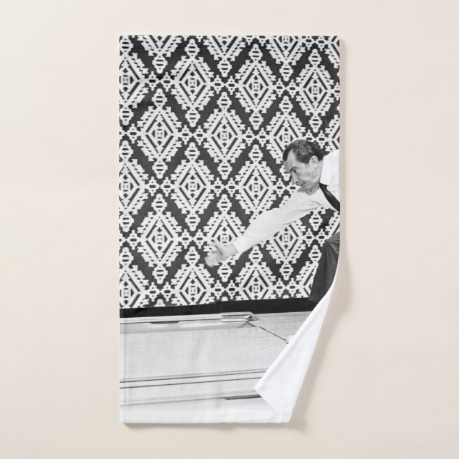 Richard Nixon Bowling (Toalla de mano)