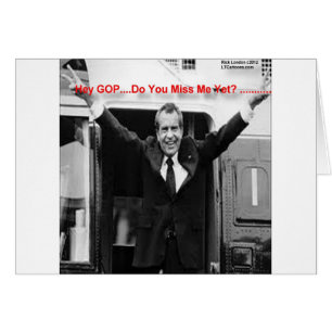 Richard Nixon "Miss Me Yet?" Funny Gifts & Tees