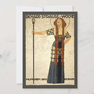 Richard Strauss-Woche, de estilo Art Nouveau vinta