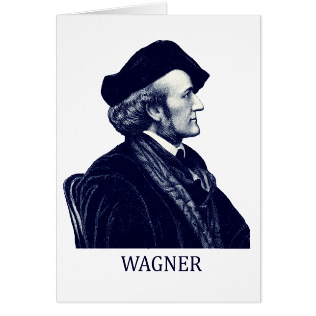 Richard Wagner, azul (Frente)